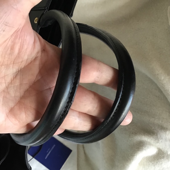 Rebecca Minkoff Black Leather Tote Bag - Picture 7 of 16